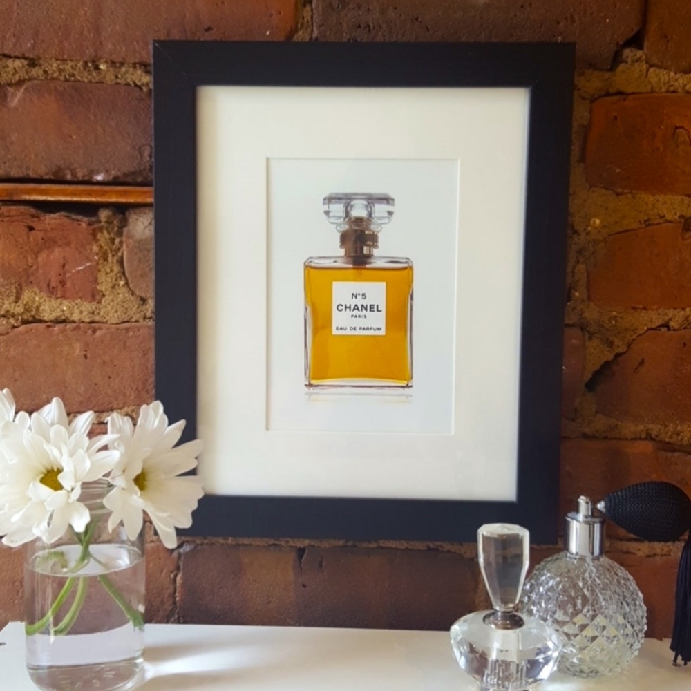 Chanel No. 5 Framed Art Print